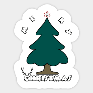 Merry Christmas Sticker